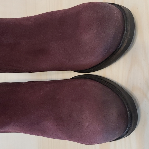 Women's Bos And Co Purple Belfield Waterproof Heeled Ankle Boots (Eu 41) - Picture 8 of 8